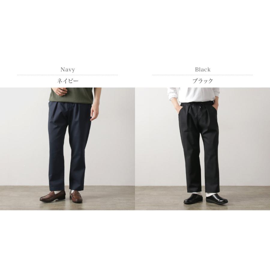 RE MADE IN TOKYO JAPAN（アールイーメイドイントウキョウジャパン） ラミーソロテックスツイル タックパンツ / メンズ | Re made in tokyo japan | 03