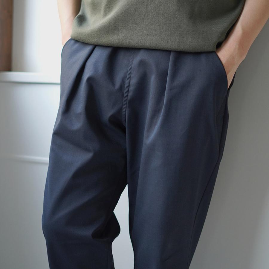 RE MADE IN TOKYO JAPAN（アールイーメイドイントウキョウジャパン） ラミーソロテックスツイル タックパンツ / メンズ | Re made in tokyo japan | 07
