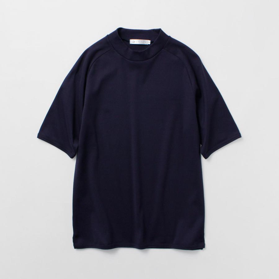 RE MADE IN TOKYO JAPAN（アールイー） パーフェクトインナー モックネック ハーフスリーブTシャツ / メンズ 半袖 綿100 日本製 | Re made in tokyo japan | 05