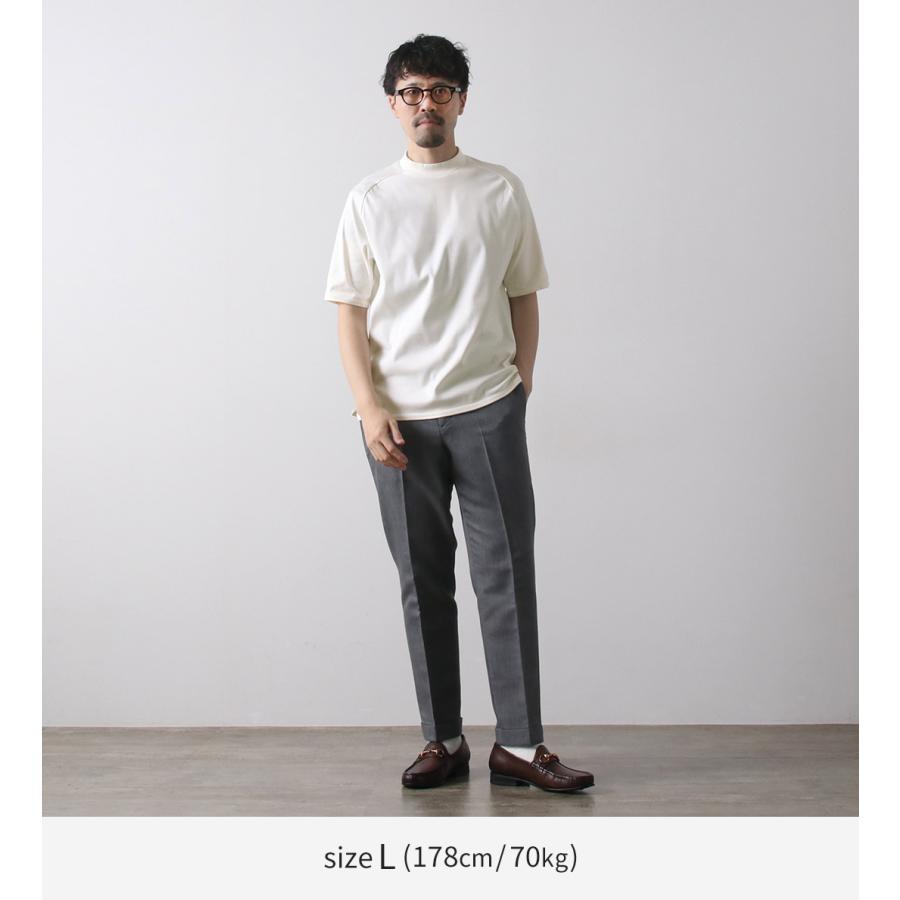 RE MADE IN TOKYO JAPAN（アールイー） パーフェクトインナー モックネック ハーフスリーブTシャツ / メンズ 半袖 綿100 日本製 | Re made in tokyo japan | 06