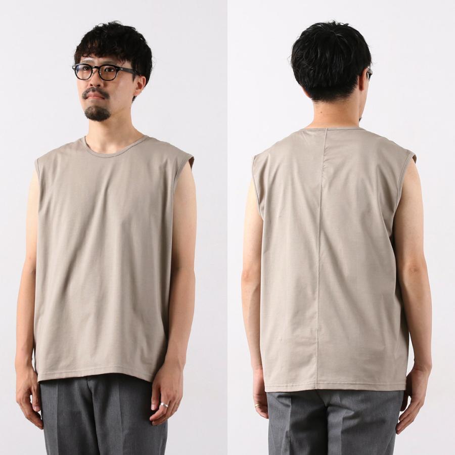 RE MADE IN TOKYO JAPAN（アールイー） パーフェクトインナー ノースリーブTシャツ / メンズ 無地 日本製 | Re made in tokyo japan | 12