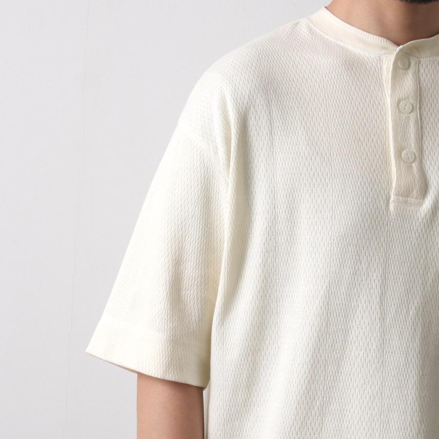 GOHEMP（ゴーヘンプ） マルチリブ ヘンリーネック ポケットTシャツ / メンズ 半袖 オーガニックコットン HENLEY POKET TEE | GOHEMP | 10