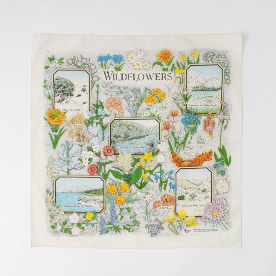 THE PRINTED IMAGE（ザ プリンテッドイメージ） ネイチャープリントバンダナ / ハンカチ 大判 54cm 55cm コットン 綿100 | The Printed Image | 09