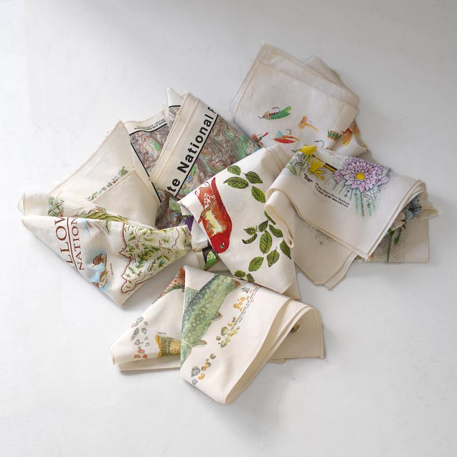 THE PRINTED IMAGE（ザ プリンテッドイメージ） ネイチャープリントバンダナ / ハンカチ 大判 54cm 55cm コットン 綿100 | The Printed Image | 13