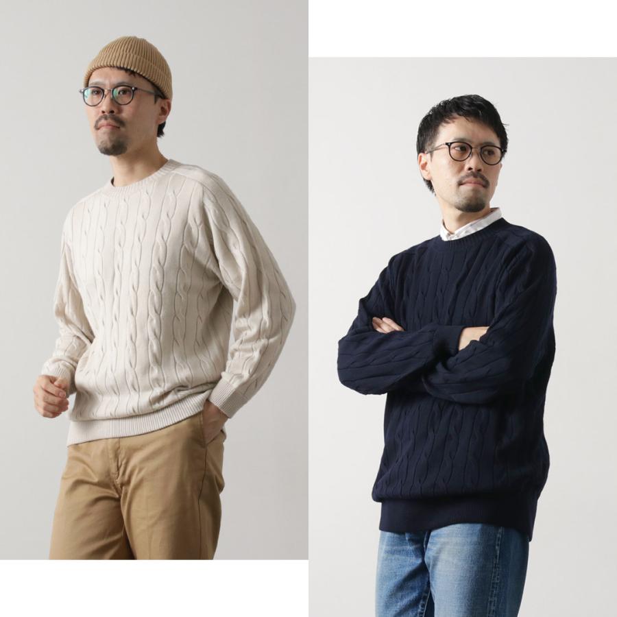 RYE TENDER（ライテンダー） ブリーカー ケーブルセーター / メンズ トップス プルオーバー 長袖 ウール |  | 15