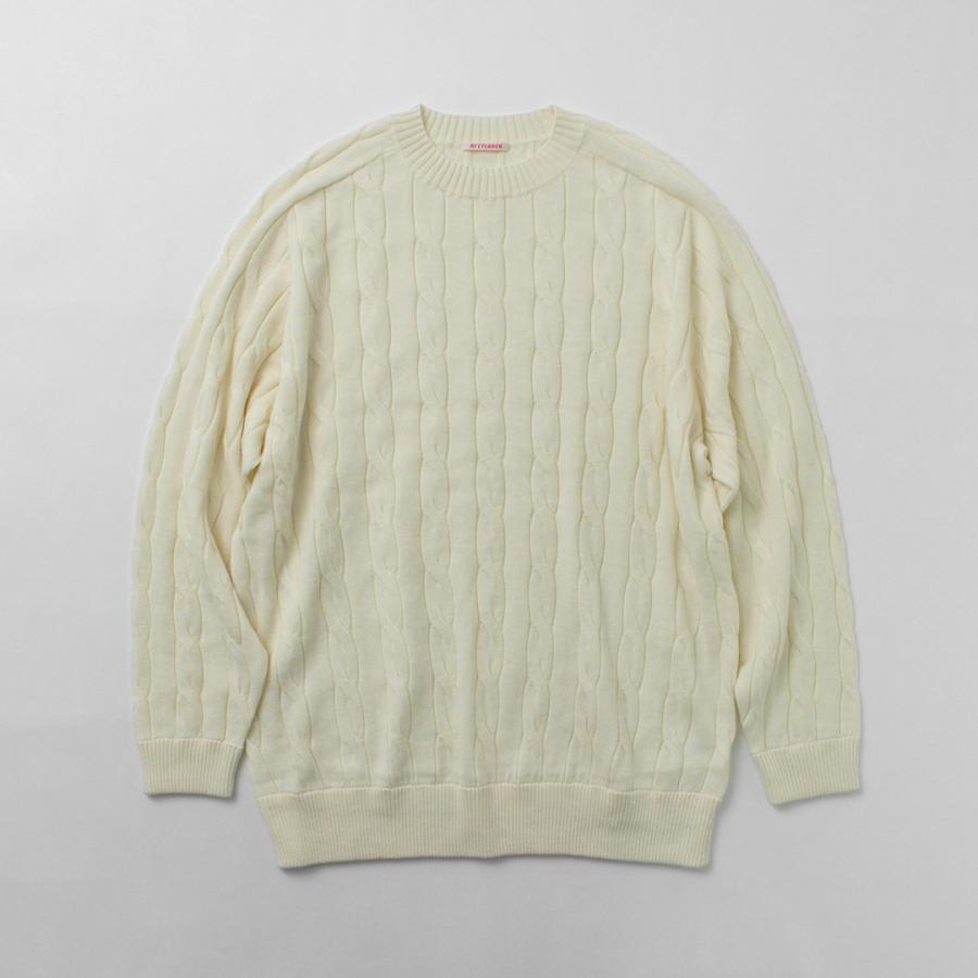 RYE TENDER（ライテンダー） ブリーカー ケーブルセーター / メンズ トップス プルオーバー 長袖 ウール | RYE TENDER | 06