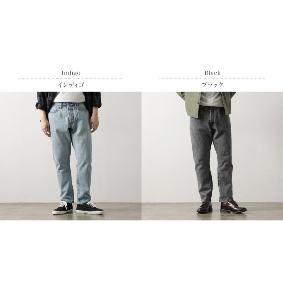 Sanca（サンカ） 14オンス デニム テーパード 5Pパンツ アイス