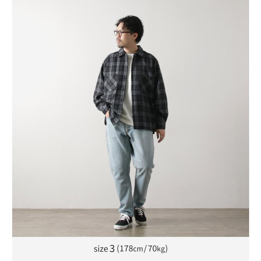 Sanca（サンカ） 14オンス デニム テーパード 5Pパンツ アイス