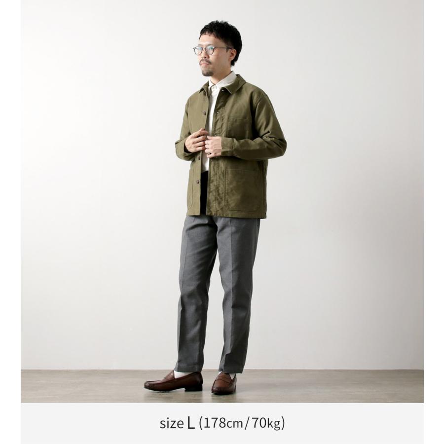 FOB FACTORY（FOBファクトリー） F0538 スタプレ ワイドパンツ / ボトムス テーパード メンズ スラックス 日本製 STA-PREST | FOB FACTORY | 03