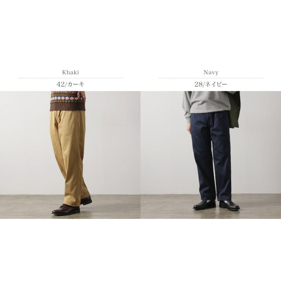 FOB FACTORY（F.O.Bファクトリー） F0535 クラシックトラウザー /メンズ パンツ ボトムス ズボン チノパン 2タック 日本製 | FOB FACTORY | 03