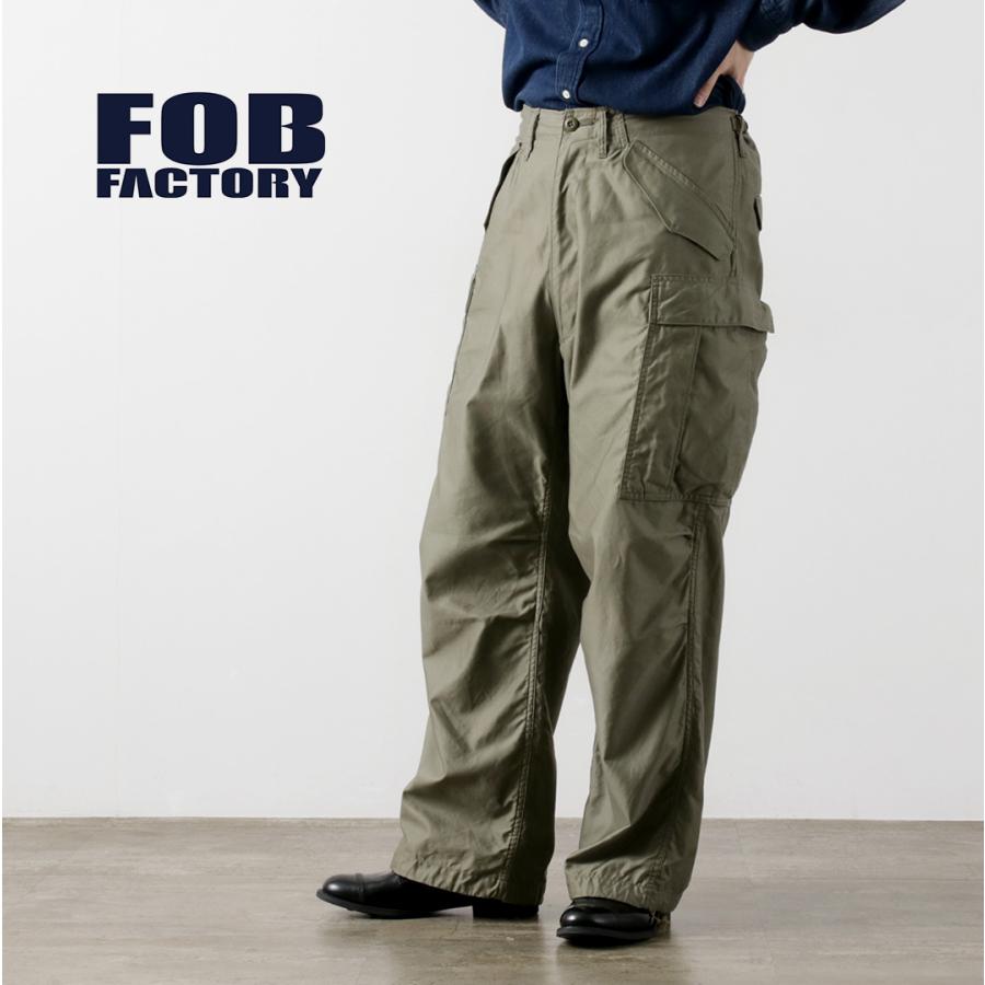 【美品】FOB FACTORY F0342 ファティーグカーゴパンツ　S 美品】FOB FACTORY F0342 ファティーグカーゴパンツ S