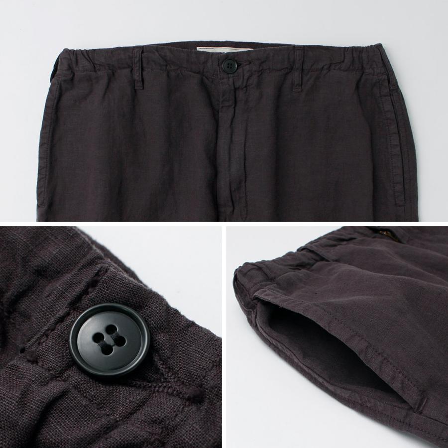 FOB FACTORY（FOBファクトリー） F0539 ヘンプ イージーパンツ / メンズ ウエストゴム 麻 日本製 HEMP EASY PANTS | FOB FACTORY | 16