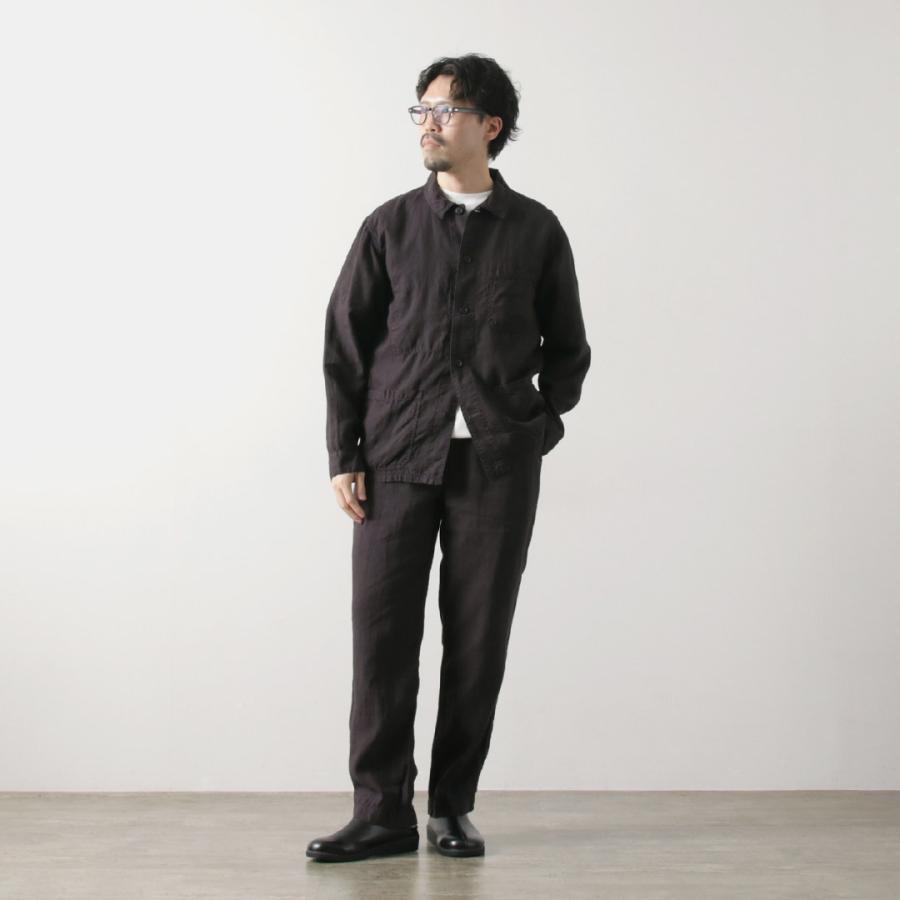 FOB FACTORY（FOBファクトリー） F0539 ヘンプ イージーパンツ / メンズ ウエストゴム 麻 日本製 HEMP EASY PANTS | FOB FACTORY | 07