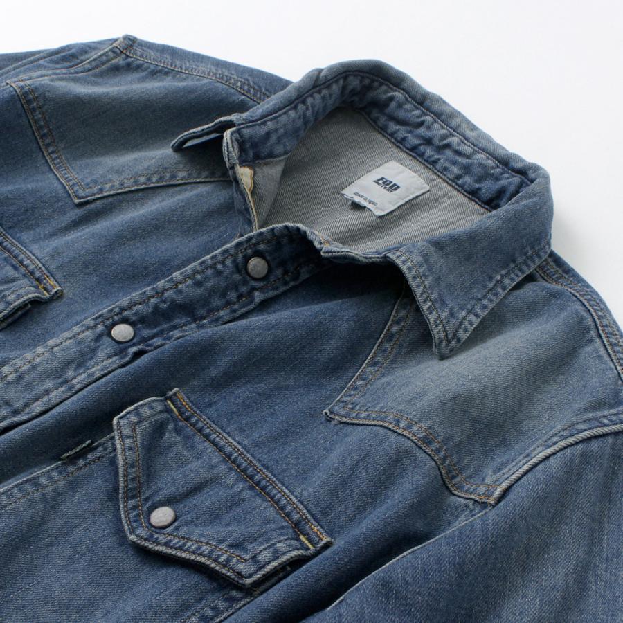 FOB FACTORY（FOBファクトリー） F3506 デニム ウエスタンシャツ / メンズ 長袖 | FOB FACTORY | 06