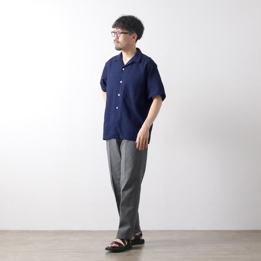 FOB FACTORY（FOBファクトリー） F3508 インディゴ ガーゼ ホリディ シャツ / メンズ 半袖 | FOB FACTORY | 15