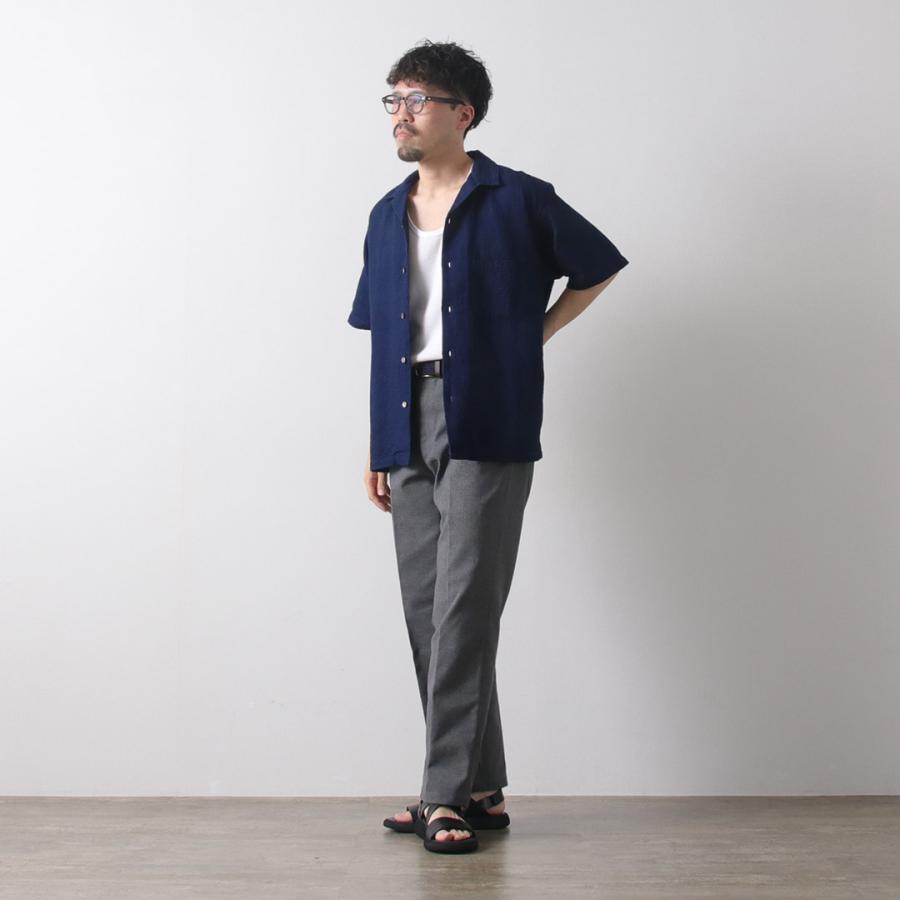 FOB FACTORY（FOBファクトリー） F3508 インディゴ ガーゼ ホリディ シャツ / メンズ 半袖 | FOB FACTORY | 06
