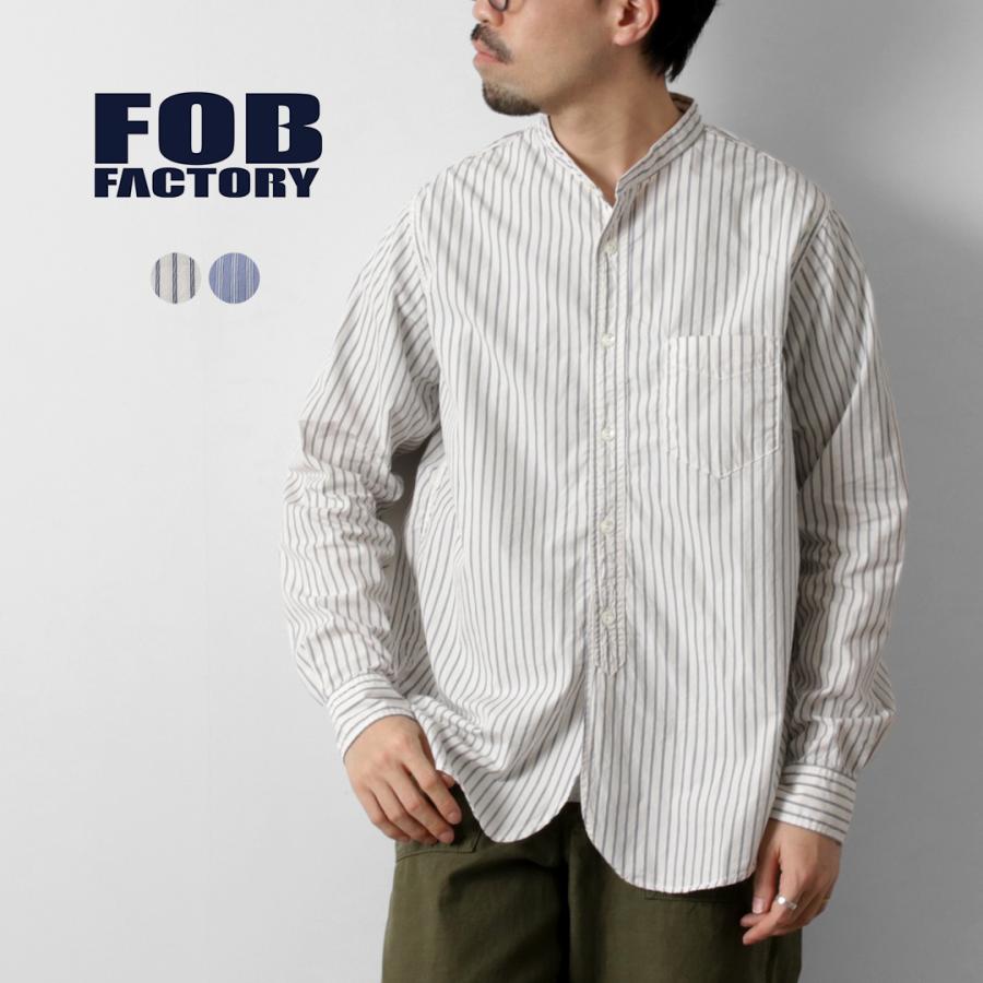 FOB FACTORY FACTORY(F.O.Bファクトリー) F3509 バンドカラー FOB FACTORY FACTORY(F.O.Bファクトリー) F3509 バンドカラー