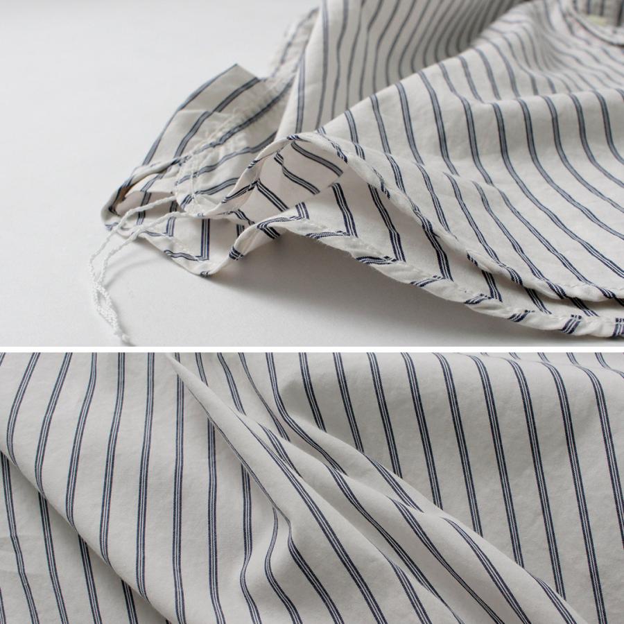 FOB FACTORY（F.O.Bファクトリー） F3509 バンドカラーシャツ / 長袖 ストライプ トップス メンズ 柄 綿 スーピマコットン | FOB FACTORY | 08