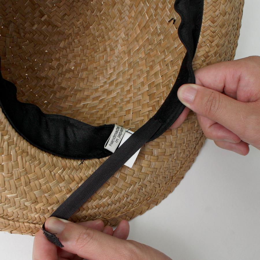 HIGHER（ハイアー） カラー別注 黄草 カンカン帽 / メンズ 帽子 ハンドメイド 日本製 YELLOW STRAW BOATER | HIGHER（ファッション） | 12