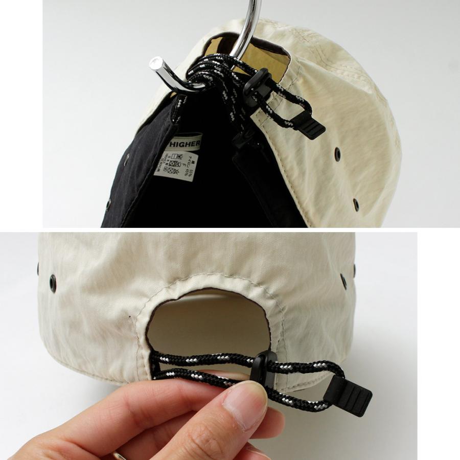 HIGHER（ハイアー） コットンナイロン ハイデンスツイル アクティブキャップ / メンズ 帽子 コットンナイロン | HIGHER（ファッション） | 13