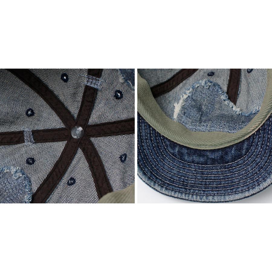 HIGHER（ハイアー） セルヴィッチデニム リメイクキャップ / メンズ 帽子 ライトデニム 日本製 | HIGHER（ファッション） | 12