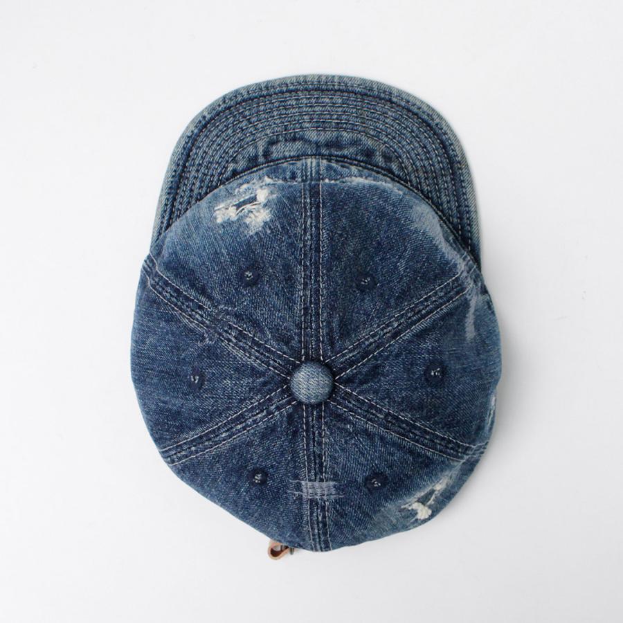 HIGHER（ハイアー） セルヴィッチデニム リメイクキャップ / メンズ 帽子 ライトデニム 日本製 | HIGHER（ファッション） | 06