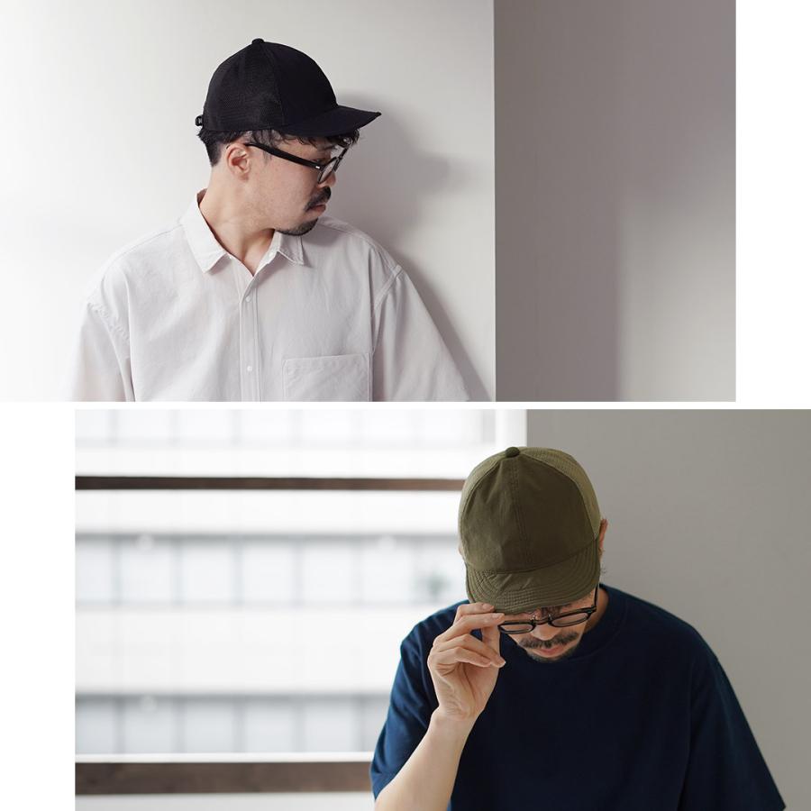 HIGHER（ハイアー） ヴィンテージ ナイロンオックス メッシュキャップ / メンズ 帽子 日本製 防水 撥水 透湿 | HIGHER（ファッション） | 08
