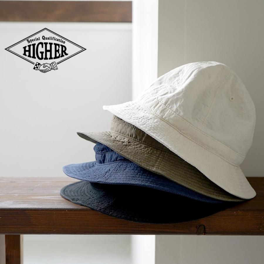 HIGHER（ハイアー） コットンリネン ウェザー 6パネル ハット / メンズ 帽子 日本製 COTTON LINEN WEATHER 6PANEL HAT HT25009 | HIGHER（ファッション） | 09