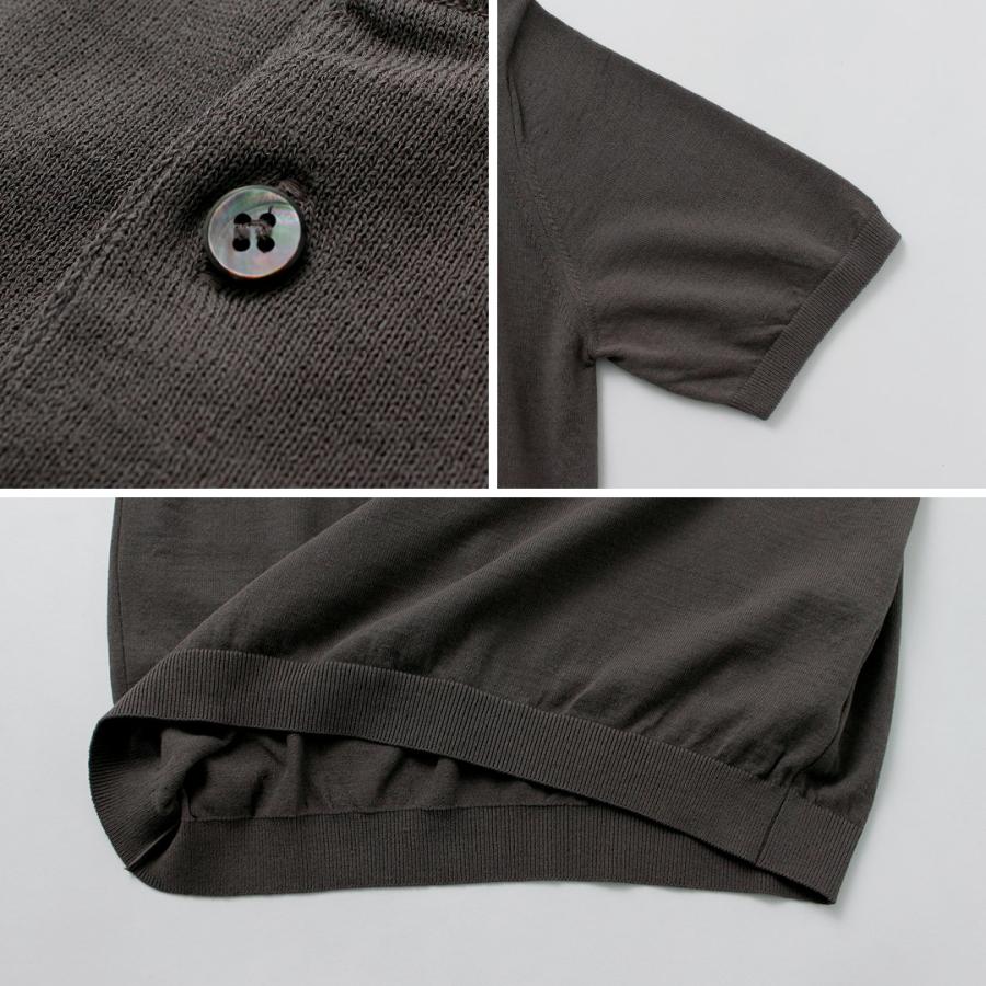 MOONCASTLE（ムーンキャッスル） 別注 アイスコットン ヘンリーネックTシャツ / メンズ トップス 半袖 無地 日本製 綿 | MOONCASTLE | 18