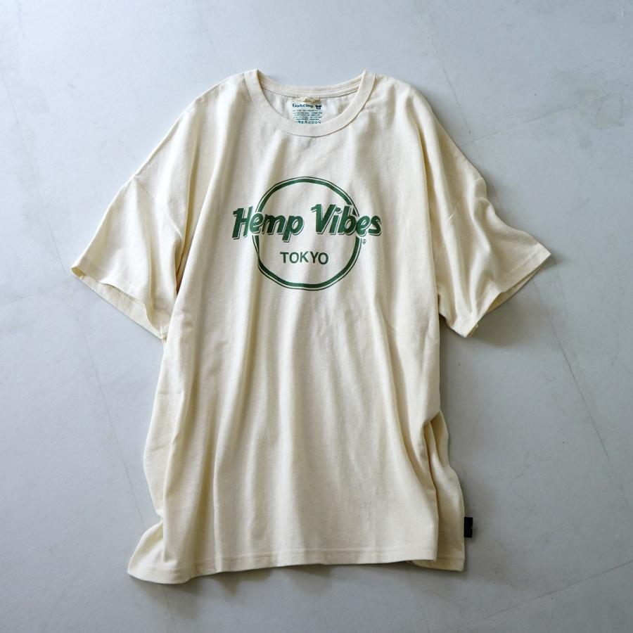 GOHEMP（ゴーヘンプ） 別注 ベーシック ワイドTシャツ ヘンプバイブスプリント / ヘンプ オーガニックコットン トップス 半袖 | GOHEMP | 05