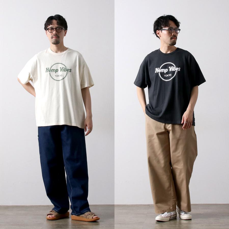 GOHEMP（ゴーヘンプ） 別注 ベーシック ワイドTシャツ ヘンプバイブスプリント / ヘンプ オーガニックコットン トップス 半袖 | GOHEMP | 07