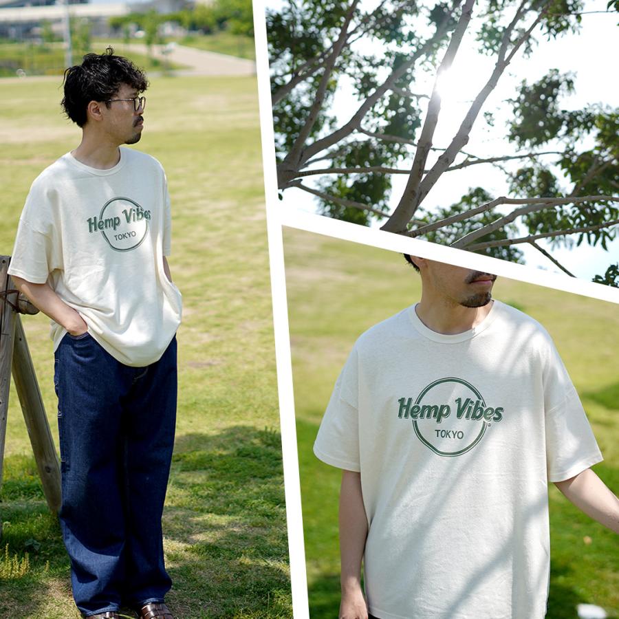 GOHEMP（ゴーヘンプ） 別注 ベーシック ワイドTシャツ ヘンプバイブスプリント / ヘンプ オーガニックコットン トップス 半袖 | GOHEMP | 12