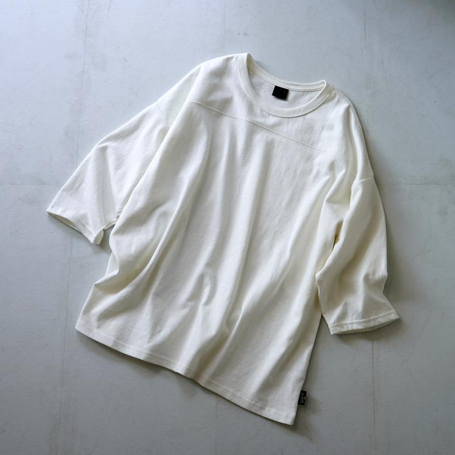 GOHEMP（ゴーヘンプ） 別注 10oz ヘビーウェイト ワイドフットボールTシャツ / ヘンプ オーガニックコットン 七分袖 メンズ | GOHEMP | 04