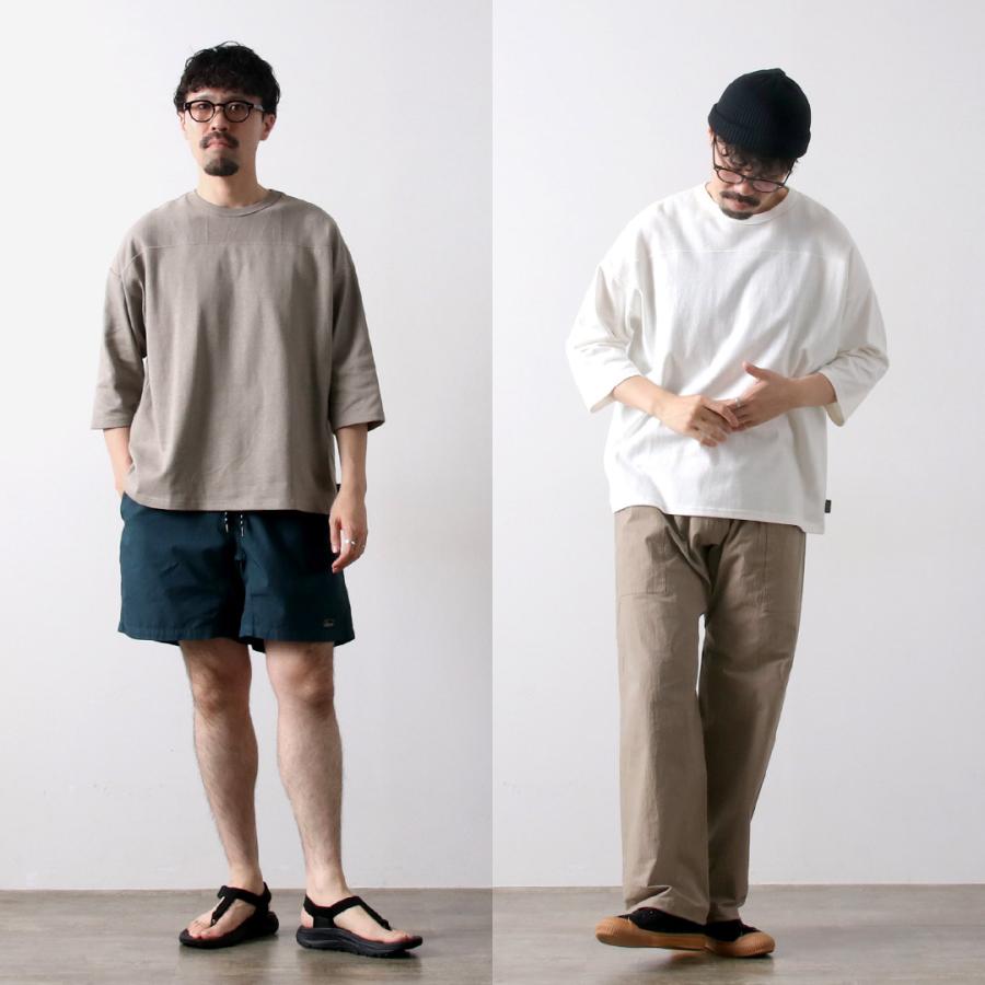 GOHEMP（ゴーヘンプ） 別注 10oz ヘビーウェイト ワイドフットボールTシャツ / ヘンプ オーガニックコットン 七分袖 メンズ | GOHEMP | 06