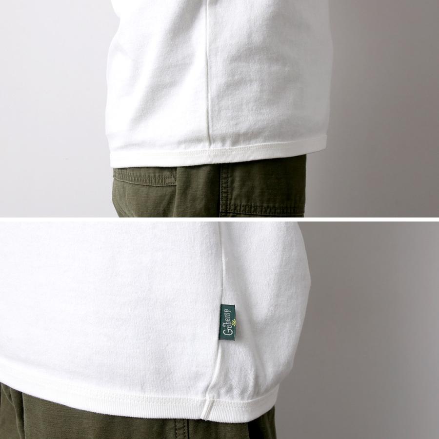 GOHEMP（ゴーヘンプ） 別注 10oz ヘビーウェイト リブTシャツ / ヘンプ オーガニックコットン 半袖 メンズ | GOHEMP | 15