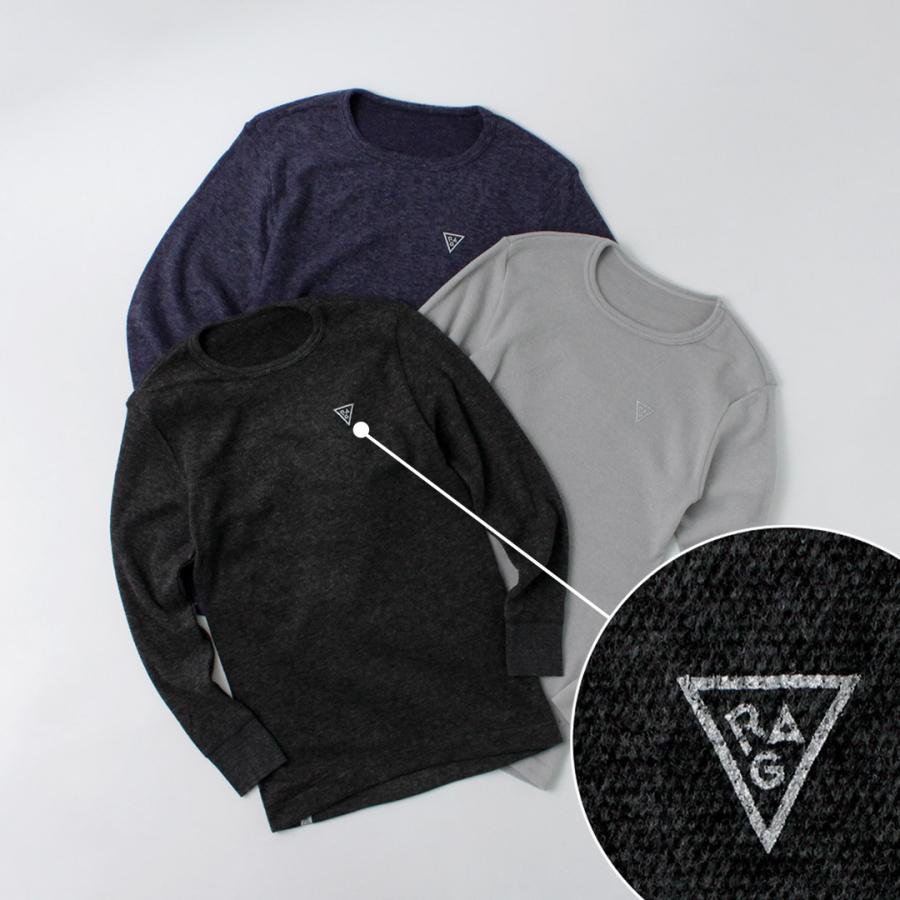 RAG（ラグ） ヒートシステム クルーネック ロングスリーブTシャツ / メンズ インナー トップス カットソー 日本製 | RAG | 12