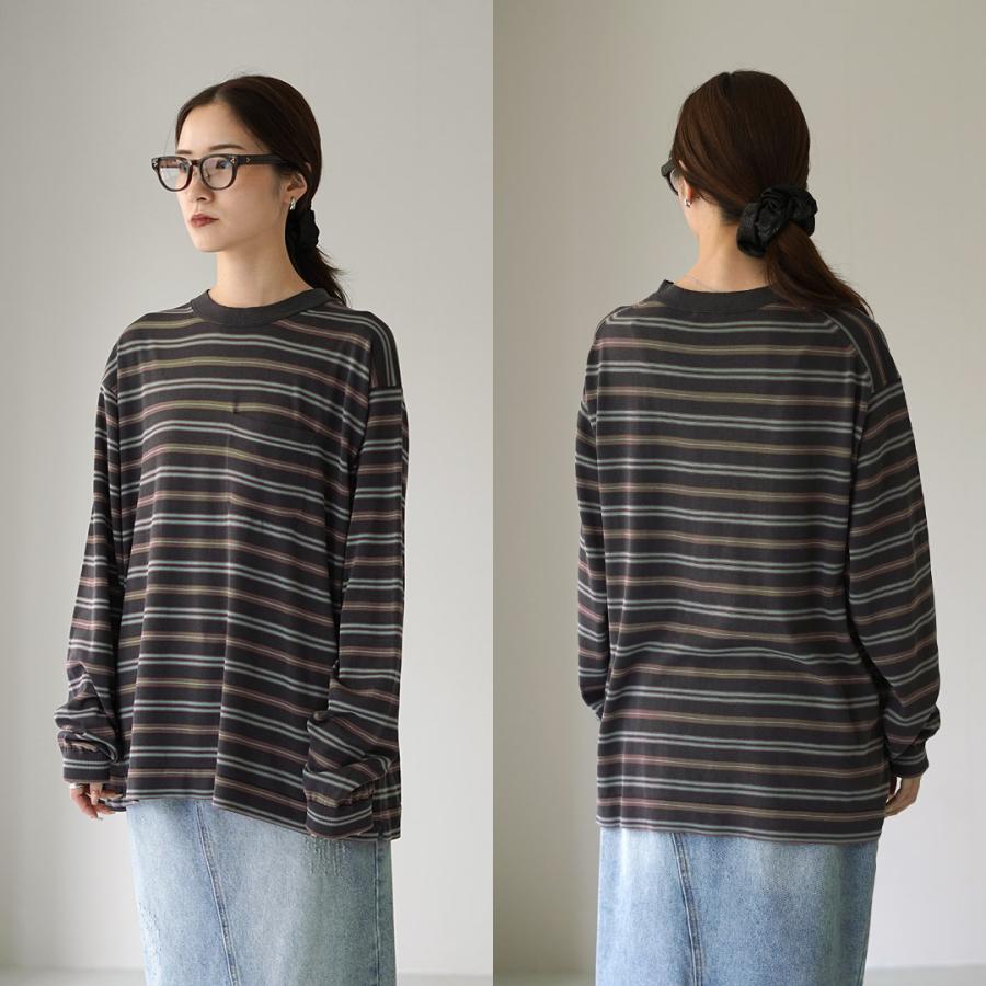 RYE TENDER（ライテンダー） キャップ ロングTシャツ / 長袖 メンズ レディース ボーダー コットンニット 胸ポケット | RYE TENDER | 14