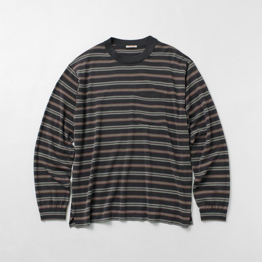 RYE TENDER（ライテンダー） キャップ ロングTシャツ / 長袖 メンズ レディース ボーダー コットンニット 胸ポケット | RYE TENDER | 04