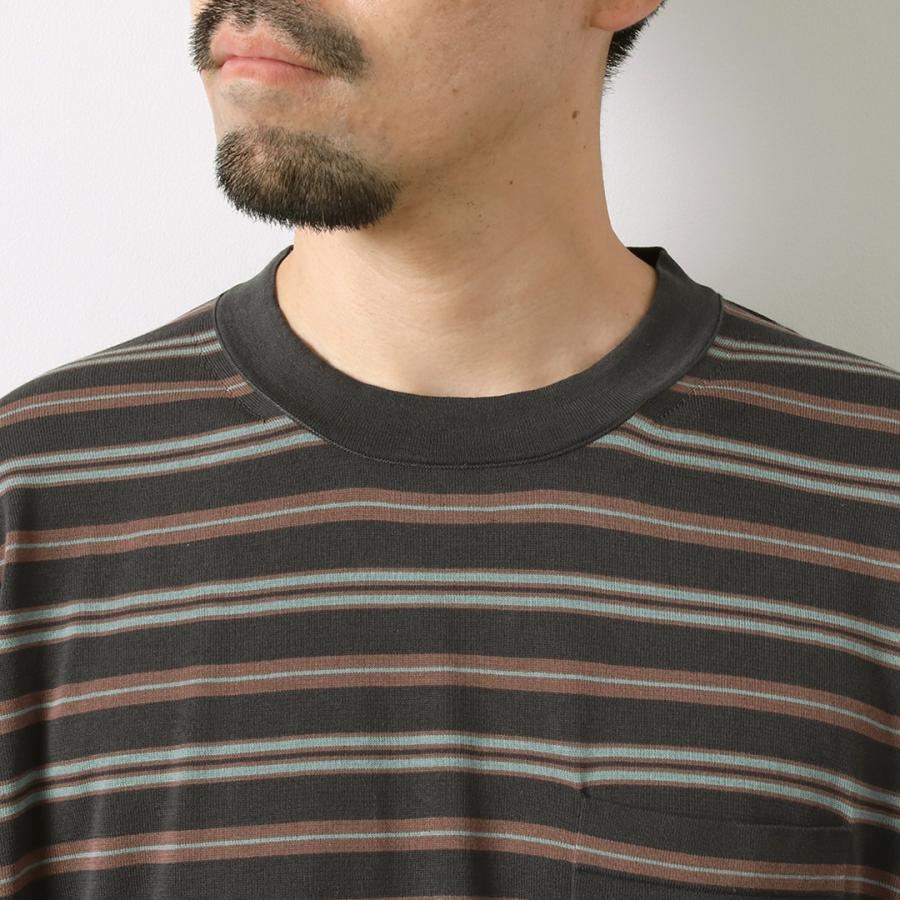 RYE TENDER（ライテンダー） キャップ ロングTシャツ / 長袖 メンズ レディース ボーダー コットンニット 胸ポケット | RYE TENDER | 09