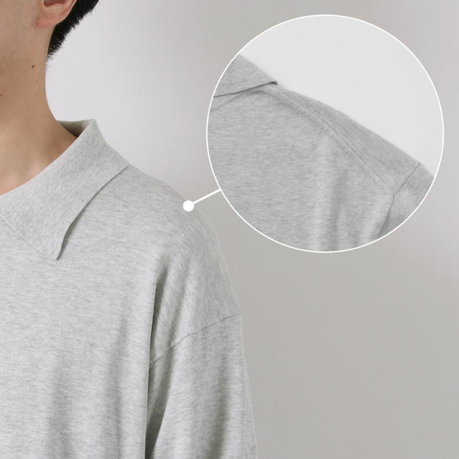 RYE TENDER（ライテンダー） ヨーク ポロ / メンズ トップス 長袖 ニット コットン 襟付き Yoke Polo | RYE TENDER | 11