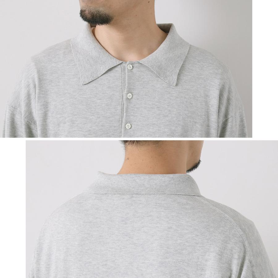 RYE TENDER（ライテンダー） ヨーク ポロ / メンズ トップス 長袖 ニット コットン 襟付き Yoke Polo | RYE TENDER | 10