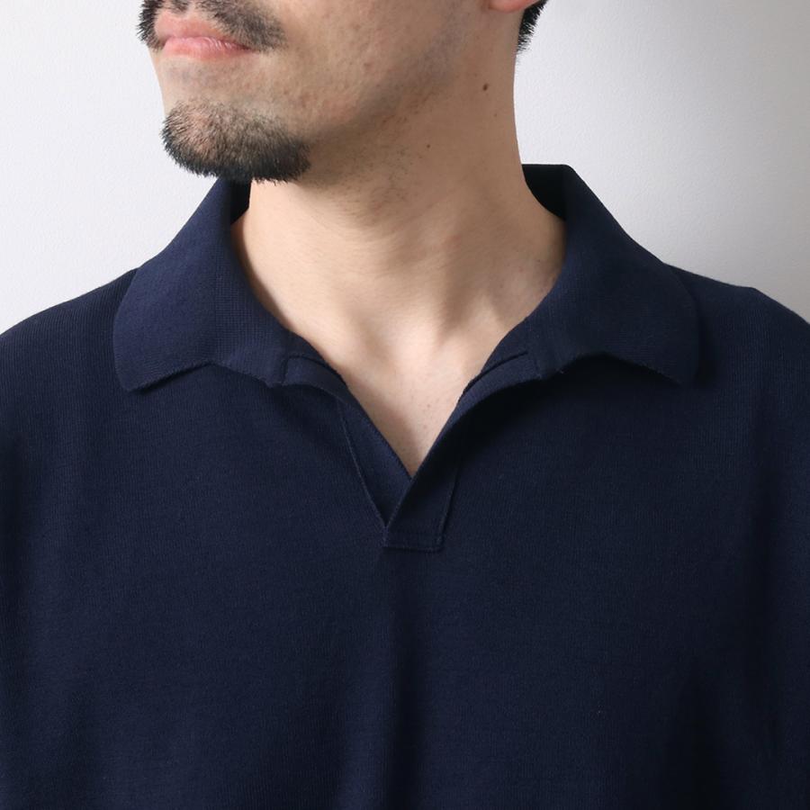 ニットポロ／S／MOONCASTLE（ムーンキャッスル）／アイスコットン 楽天市場】MOONCASTLE ムーンキャッスル ICE COTTON POLO NECK
