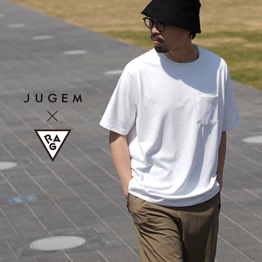 JUGEM（ジュゲム）×RAG 別注 ノンシーム ポケットTシャツ / メンズ 吸水速乾 伸縮 ストレッチ 形状安定性 | JUGEM | 07