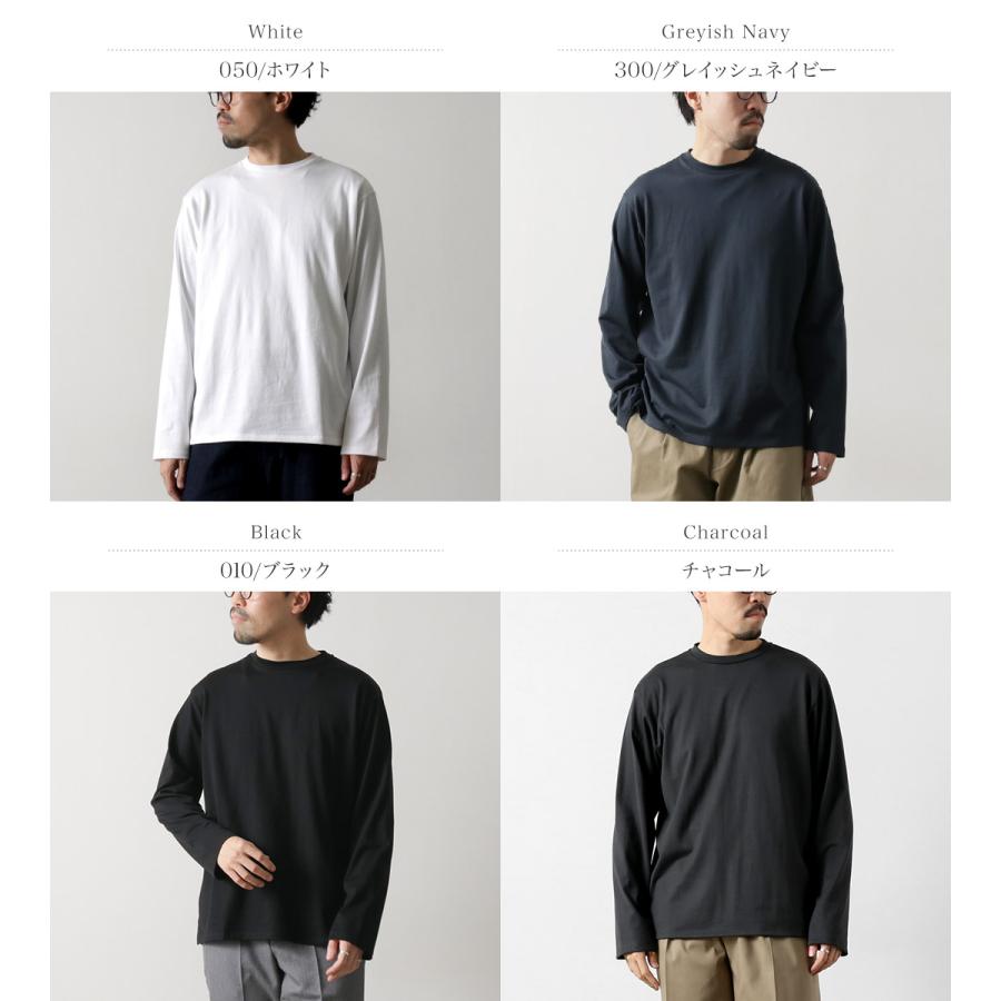 LIFiLL（リフィル） サイドスリット ロングスリーブTシャツ / メンズ トップス カットソー 長袖 スーピマコットン 無地 | LIFiLL | 05