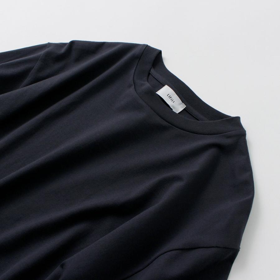 LIFiLL（リフィル） サイドスリット ロングスリーブTシャツ / メンズ トップス カットソー 長袖 スーピマコットン 無地 | LIFiLL | 09