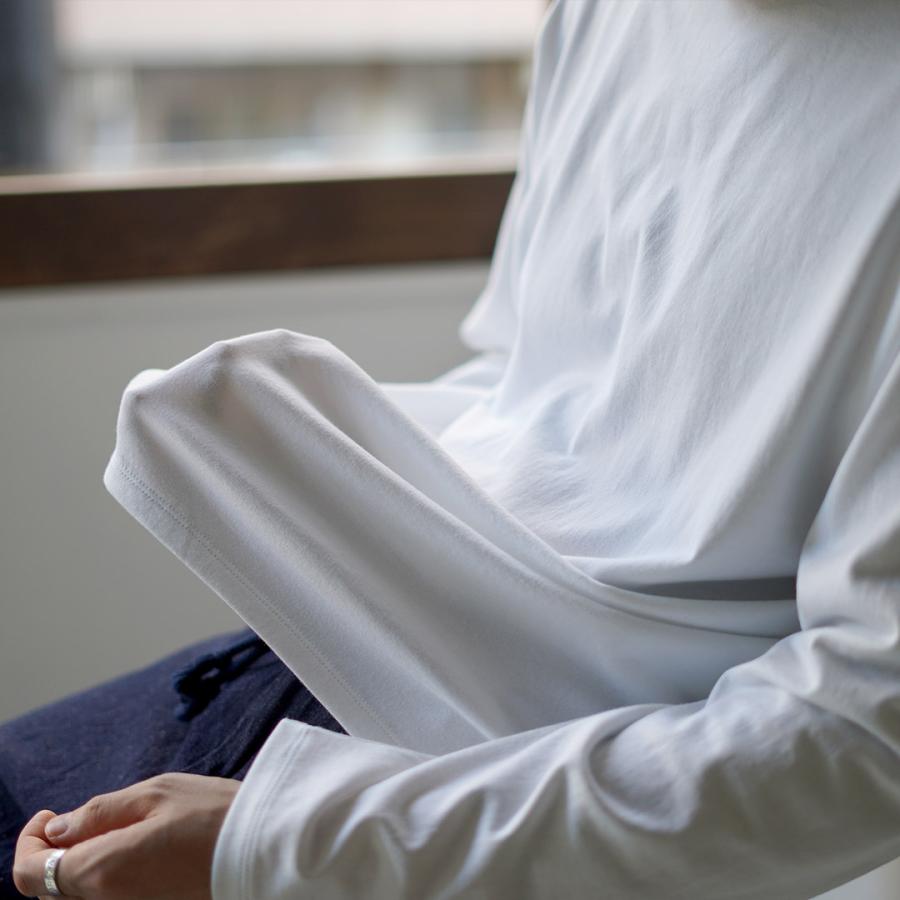 LIFiLL（リフィル） サイドスリット ロングスリーブTシャツ / メンズ トップス カットソー 長袖 スーピマコットン 無地 | LIFiLL | 11