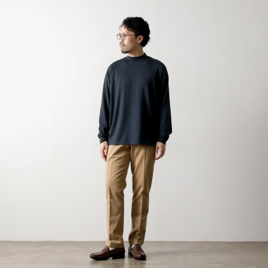 LIFiLL（リフィル） モックネック ロングスリーブTシャツ / メンズ トップス カットソー 長袖 インナー スーピマコットン 無地 | LIFiLL | 17