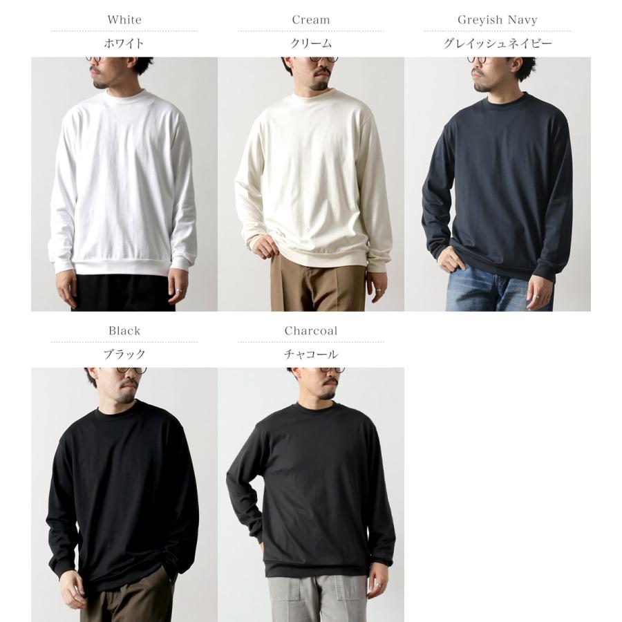 LIFiLL（リフィル） スウェット ロングスリーブTシャツ / メンズ トップス カットソー 長袖 インナー スーピマコットン 無地 | LIFiLL | 06