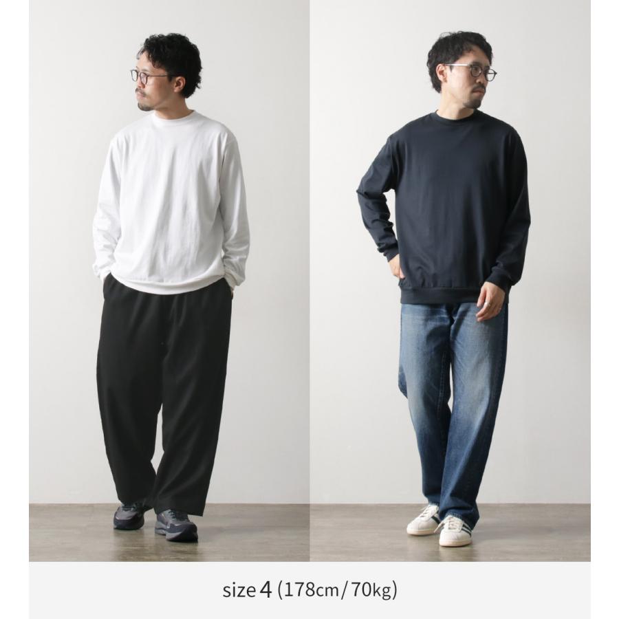 LIFiLL（リフィル） スウェット ロングスリーブTシャツ / メンズ トップス カットソー 長袖 インナー スーピマコットン 無地 | LIFiLL | 08