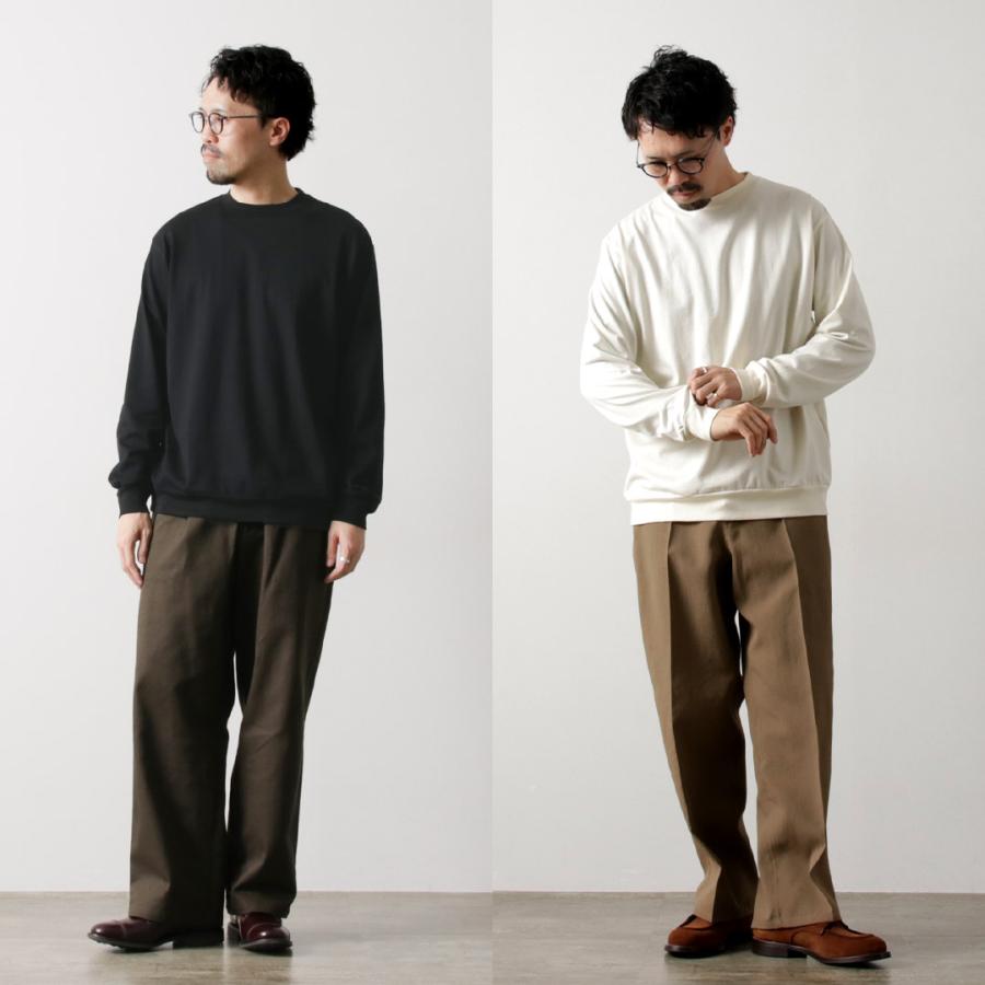 LIFiLL（リフィル） スウェット ロングスリーブTシャツ / メンズ トップス カットソー 長袖 インナー スーピマコットン 無地 | LIFiLL | 09